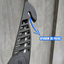 Faca De Pesca Marine Sports Fileteira Serrilhada Em Aço Inox Cor Preto