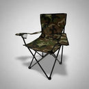 Cadeira Camping Dobravel Camuflada Porta Copo Ate 150kg
