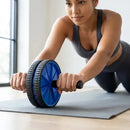 Rodinha MBFit roda abdominal dupla reforçada profissional fitness
