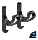 Kit 2 Suporte Pendurar Capacete Acessórios Chave De Parede