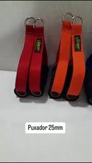 Puxador para Crossover, Pilates e Exercícios em Casa, Preto, Resiste até 120kg
