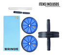 Roda Abdominal Rolo Para Exercício Lombar Treino Funcional MBFIT