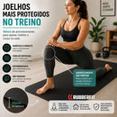 Colchonete Tapete Yoga Pilates Ginástica Grosso 10mm Premium Cor Preto