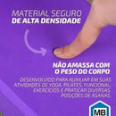 Bloco Pilates Yoga EVA Alta Densidade Antiderrapante 23x15x7,5 cm Rosa MBFit