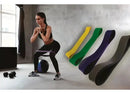 Kit 4 Rubber Band Mini Faixa Elástica Pilates Fisio Treino