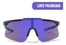 Óculos Corrida Ciclismo Beachtenis Masculino Feminino Uv400 Espelhada Preto E Azul