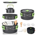 Kit Panelas Camping Cooking Set Camping E Pesca C/chaleira