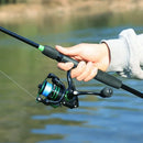 Molinete Sougayilang 4000 Verde Relação 5.2:1 Drag 12kg Pesca